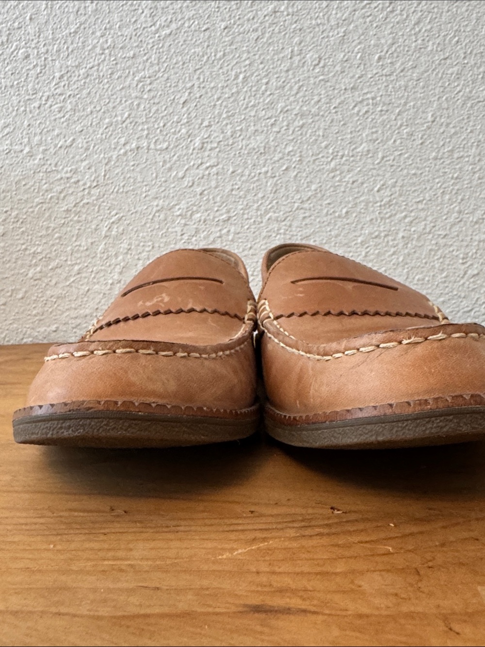 Sperry Chestnut Leather Penny Loafers - Picture 7 of 10
